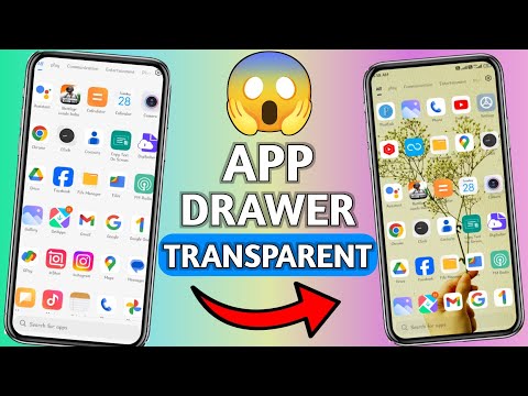 Home Screen Swipe Up To View BackgroundWallpaper | How To Change App DrawerBackground In Android