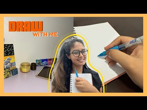 SKETCH WITH ME! draw with me series! #artsykarish