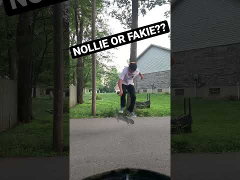 NOLLIE OR FAKIE?? GUESS! 🛹🔥 #Skateboarding #Shorts