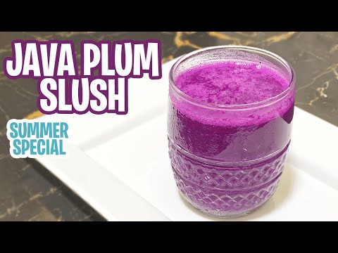 Jamun Slush Recipe | java Plum Slushy | Sawan Special