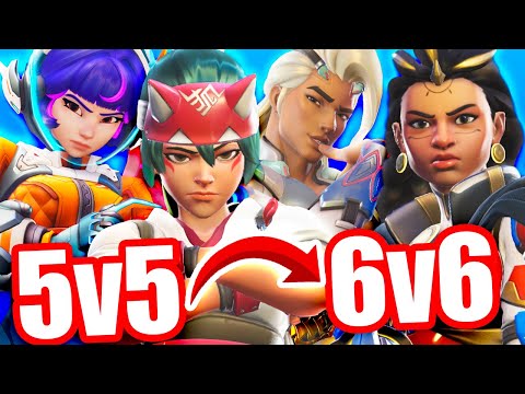 I tried every 5v5 support in 6v6 | Overwatch 2