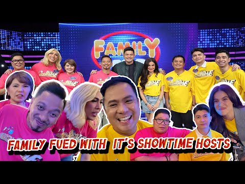 BTS of IT's SHOWTIME in FAMILY FEUD