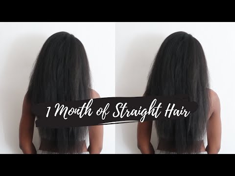 A Month in My Straight Natural Hair | Week by Week