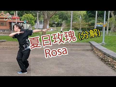 【元宏排舞教室】分解-81 夏日玫瑰 排舞 / Rosa line dance / (2024公舞)