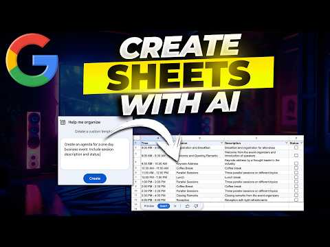 Create Google Sheets Automatically using AI