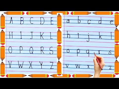 ABCD Writing Letter | Writing Capital with Small Alphabet | ABCD for Children’s | ABCD dotted No 08