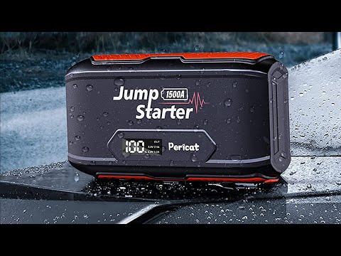 Pericat Car Jump Starter Review | 1500A Peak | 18000mAh Battery Capacity