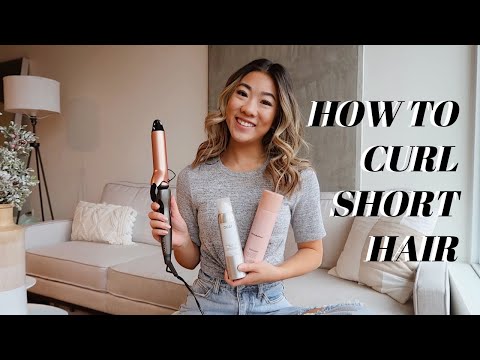 HOW TO CURL SHORT HAIR | Less Than 15 Minutes + Simple