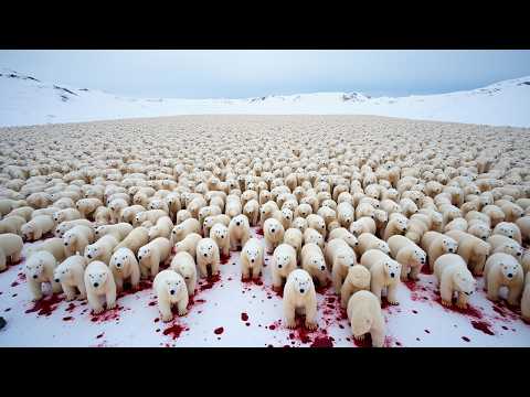 Enormous Polar Bear Gathering in the Arctic – Why Are So Many Together?