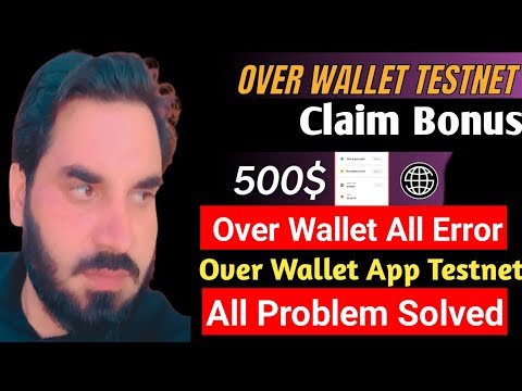 Over Wallet All Error Problem Solved ! over wallet staking ! over wallet problem