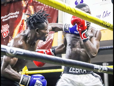 UBF BOXING CHAMPIONS LEAGUE -ISAAC ZEBRA JR Wins Richard Kasuja By Split Decision.#sting #IsaacZebra