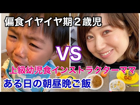 【偏食】上級幼児食インストラクターが作る、ある日の１日ご飯！イヤイヤ期の２歳息子もパクパク食べる…？！