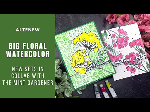 Warm & Fuzzy Watercolored Florals | AlteNew