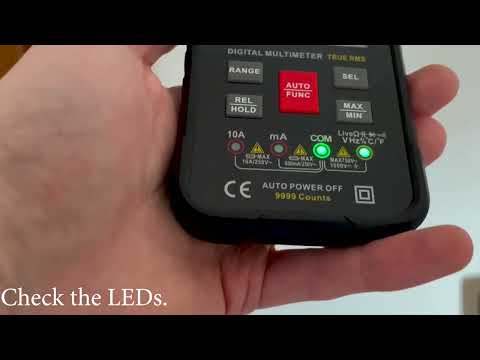 Kaiweets KM601 Smart Digital Multimeter - Some basic tests.