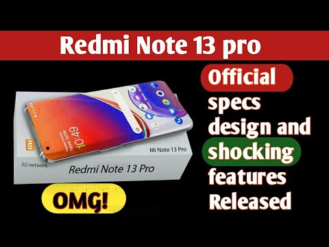 Redmi Note 13 Pro 5G, first look, 7000mah battery, 12GB Ram, shocking features #Redmi #Redminote13