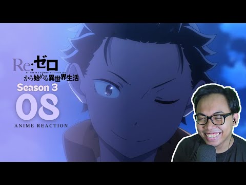 MENGIKUTI JEJAK KAZUMA - Re:Zero Season 3 Episode 8 REACTION INDONESIA