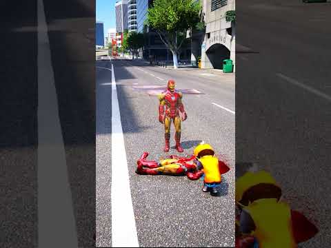 IRONMAN RETURN TO HIS BODY #gta5 #shortsfeed #shorts