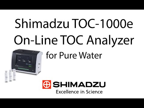 On-Line Total Organic Carbon (TOC) Analyzer for Pure Water Analysis