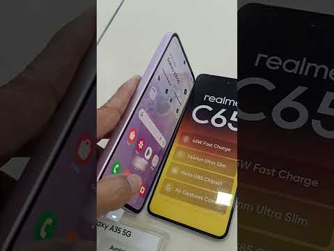 Realme C65 and Galaxy A35 5G #smartphone #unboxing