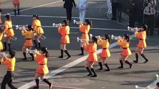 Kyoto Tachibana High School Green Band at the 2018 Rose Parade