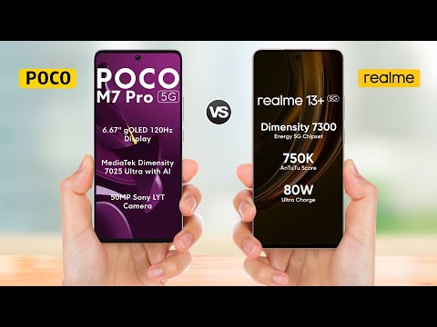 Poco M7 Pro 5g vs Realme 13 Plus || Full Comparison