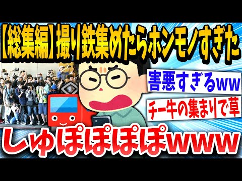 【2ch面白いスレ】ワイ「撮り鉄集めてみたら草すぎたww」撮り鉄「！！！」ブチギレまくっててワロタwww【ゆっくり解説】