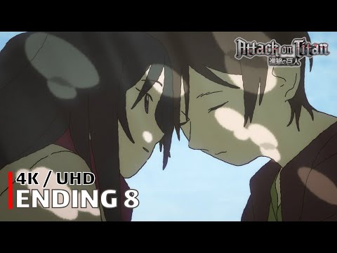 Attack on Titan - Ending 8 【Itterasshai】 4K / UHD Creditless | CC