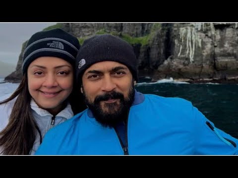 Jyotika, Suriya visit Faroe Islands with kids, Dev and Diya ✈🌴#jothika #surya #vaadivaasal