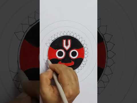 Sree Jagannath mandal art.. #mandalaart #mandala #shortsfeed #youtubeshorts #shorts #jagannath