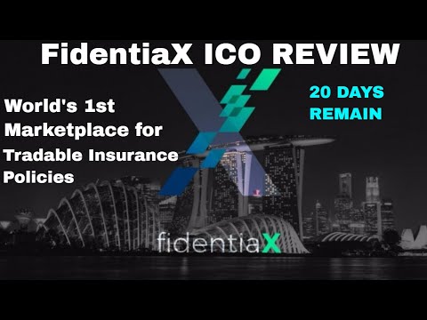 FidentiaX ICO Review - World's 1st Marketplace for Tradable Insurance Policies