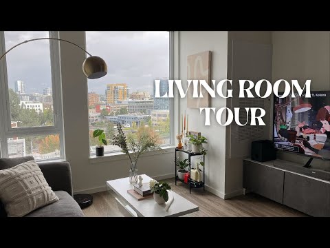 My Cozy Living Room | small apartment tour, decor, and plants