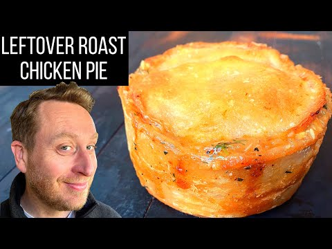 Fast & simple Leftover Roast Chicken & Ale Puff Pastry Pie from my own restaurant menu