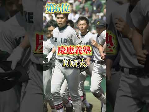 こんなに多い？夏の甲子園2023年 野球部員数ランキング