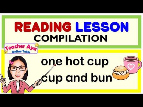 Reading Lesson for Kids | Reading Compilation | Teacher Aya Online Tutor