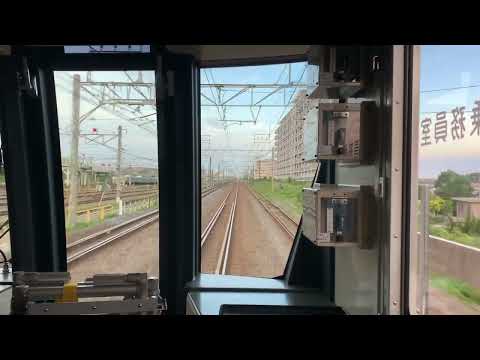 [前面展望]JR常磐緩行線我孫子駅から天王台駅