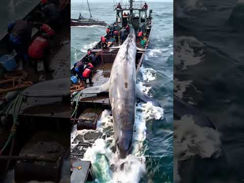 GIGANTIC  dolphin caught by fishermen🌊🐬