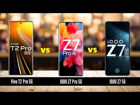 Top 3 5G Smartphones Battle: Vivo T2 Pro 5G vs IQOO Z7 Pro 5G vs IQOO Z7 5G