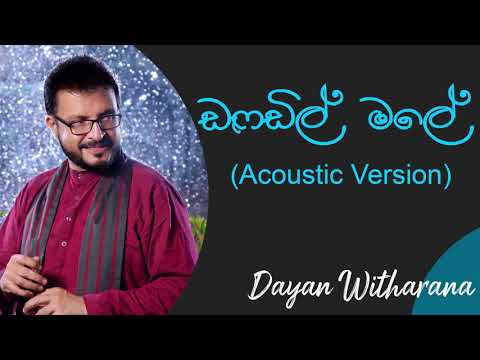 ඩැෆඩිල් මලේ | Daffodil Male Acoustic Version | Dayan Witharana Best Songs