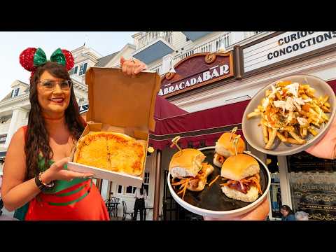 AbracadaBar NEW MENU 🪄🎩 Disney World Boardwalk Inn food review 2024