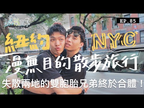 鹹菜日常 EP.85｜紐約漫無目的散步旅行！開箱曼哈頓黃金地段飯店，失散兩地的雙胞胎兄弟終於合體啦！