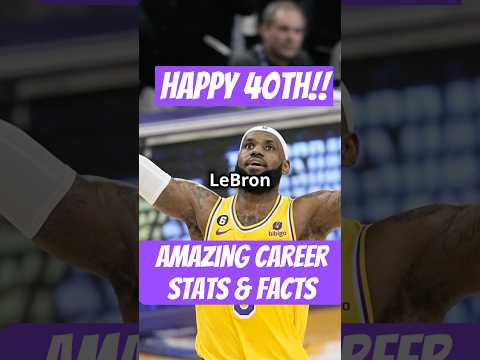 LeBron's 40th Birthday: Crazy Career Stats & Facts!