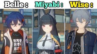 Wise vs Belle Differences about Miyabi being Fiancée 💀