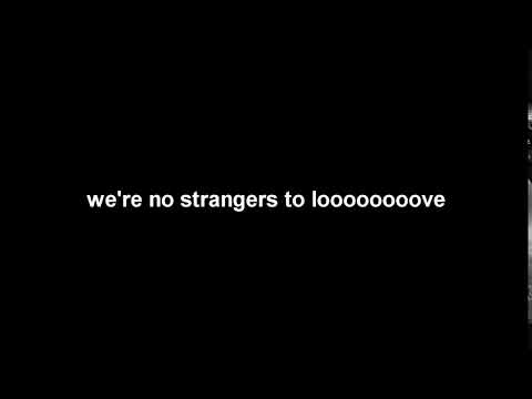 we're no strangers to love (8/65)