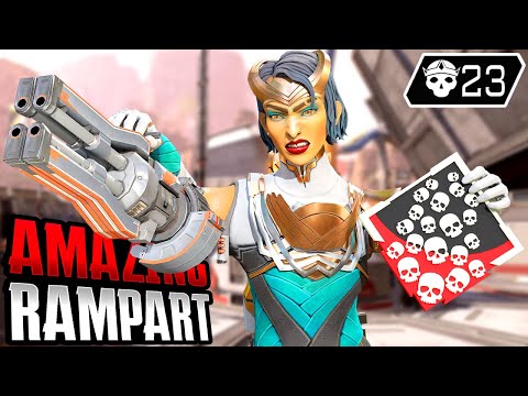 AMAZING RAMPART 20+ KILLS (Apex Legends Gameplay)