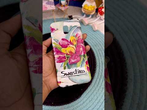 Reuse old mobile cover painting #reuseidea #coverpainting #craft #shorts