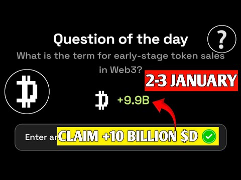 What is the term for early-stage token sales in Web3? | Dropee Question Of The Day 3 January