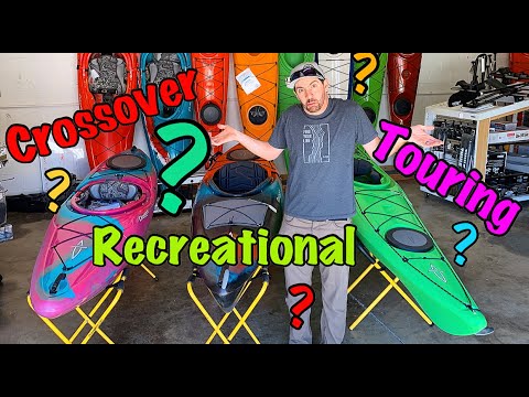 Crossover Kayak- Rec Kayak- Touring Kayak- What's It All Mean?