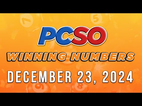 P29M Jackpot Grand Lotto 6/55, 2D, 3D, 4D, and Mega Lotto 6/45 | December 23, 2024