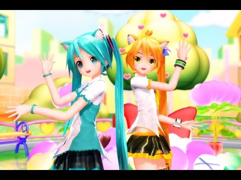 【MMD】トゥイー・ボックスの人形劇場-Twee Box Puppet Show(Miku Appearance and Neru Akita)【1080p・60fps】