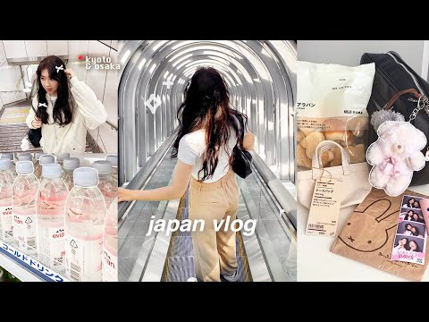 JAPAN VLOG🍥✩°｡kyoto & osaka, universal nintendo world, arashiyama, kimono, miffy, ghibli, what i eat